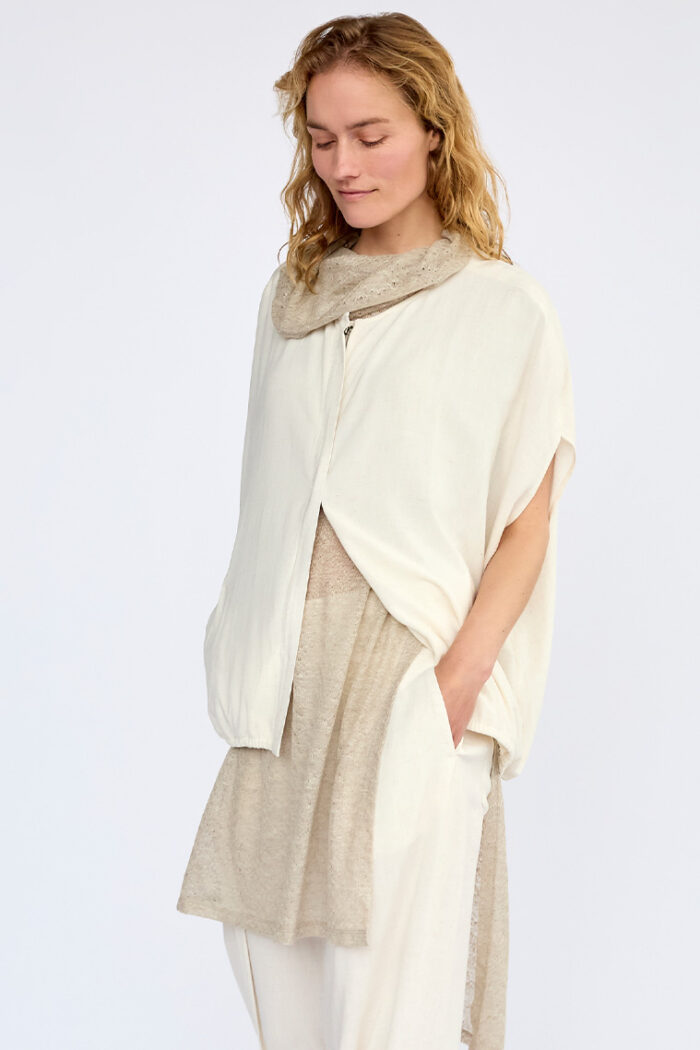 Linen Tunic with Side Slit (Elsewhere Brand)