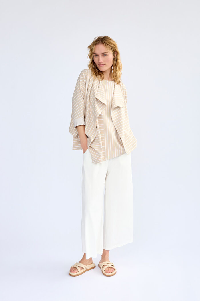 Stripe Jersey Cardigan/ Jacket (with removable clip) - Image 2