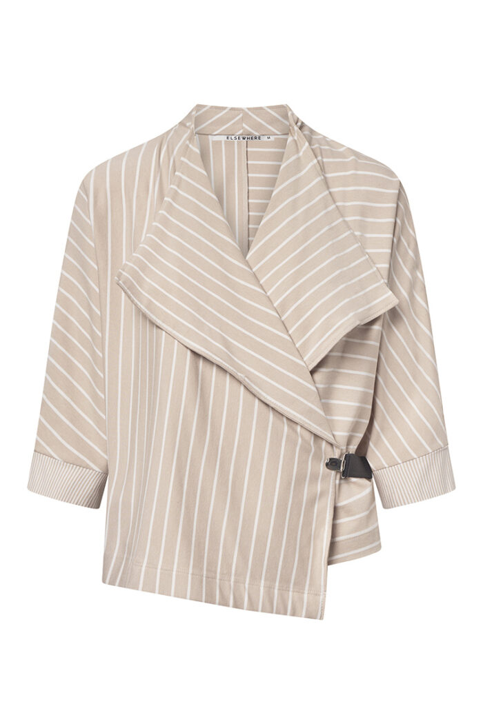 Stripe Jersey Cardigan/ Jacket (with removable clip) - Image 3