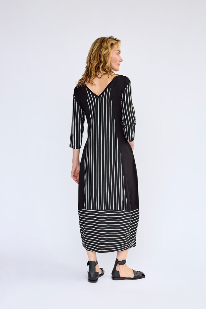 Stripe Jersey Maxi Dress (Elsewhere Brand) - Image 2