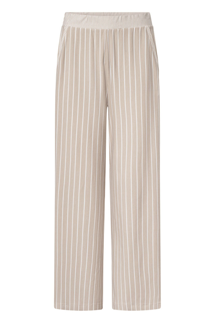 Wide Leg Stripe Jersey Trouser (Elsewhere Brand)