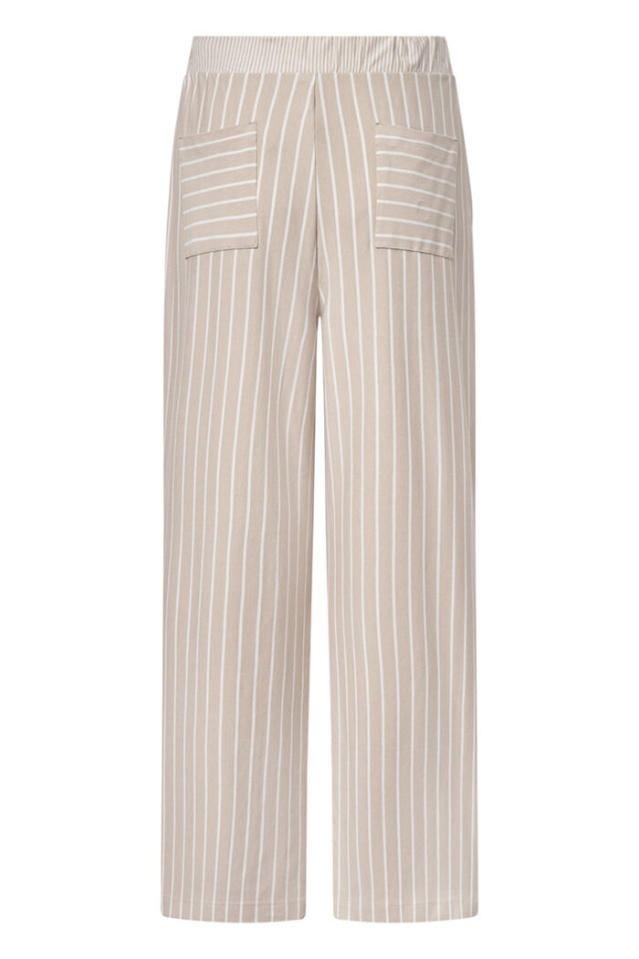 Wide Leg Stripe Jersey Trouser (Elsewhere Brand) - Image 2