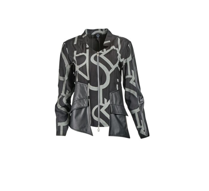 Jacket with Faux Leather Detail (My Soul Brand)