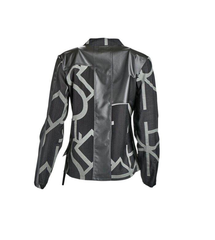 Jacket with Faux Leather Detail (My Soul Brand) - Image 2