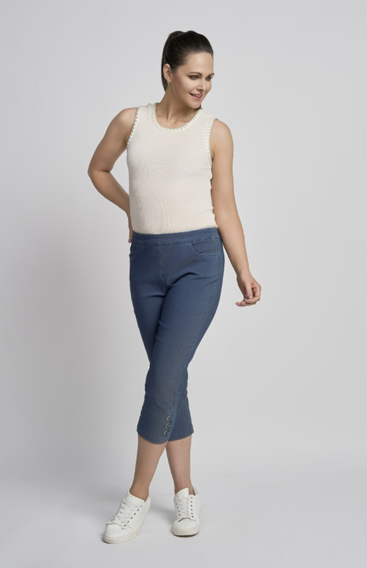 Crop with Diamond Eyelets (Pinns Brand)