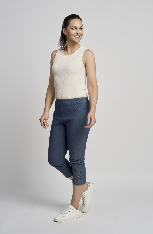 Crop with Diamond Eyelets (Pinns Brand) - Image 2
