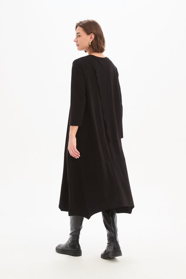 Overlay Panel Knit Dress (Tirelli Brand) - Image 4