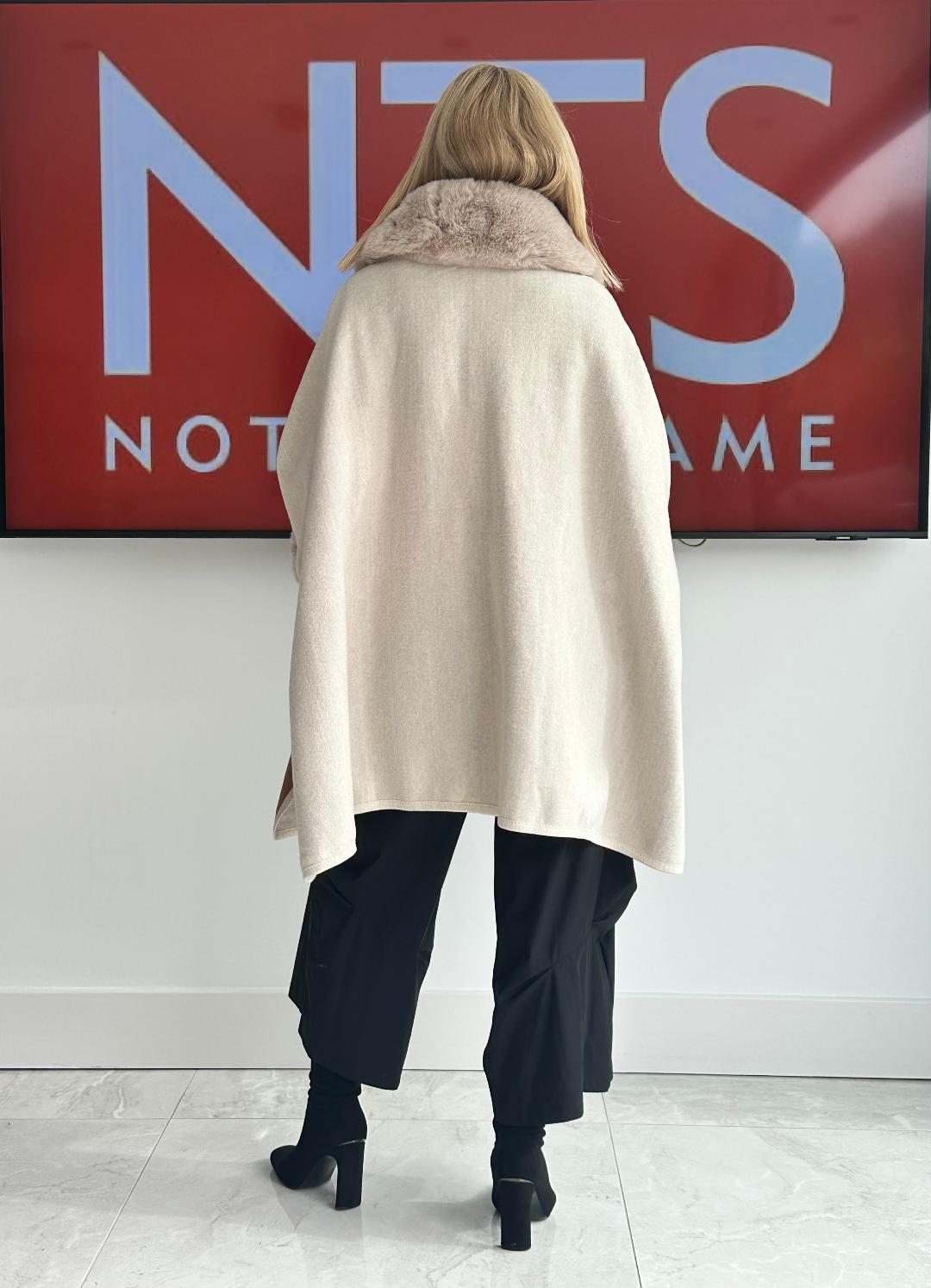 Faux Fur Winter Shawl (Pia Rossini Brand) - Image 3